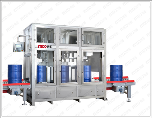 MIDO-200L全自动灌装机（开灌旋一体机）-智能包装-无锡九游会j9官网智能技术有限公司