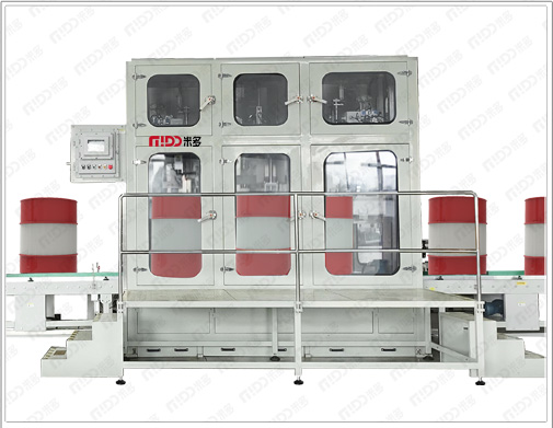 MIDO-200L全自动开灌旋一体机（三工位）-智能包装-无锡九游会j9官网智能技术有限公司